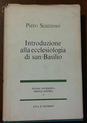 Immagine del venditore per Introduzione alla ecclesiologia di san Basilio venduto da librisaggi