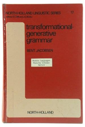 Imagen del vendedor de Transformational Generative Grammar a la venta por PsychoBabel & Skoob Books