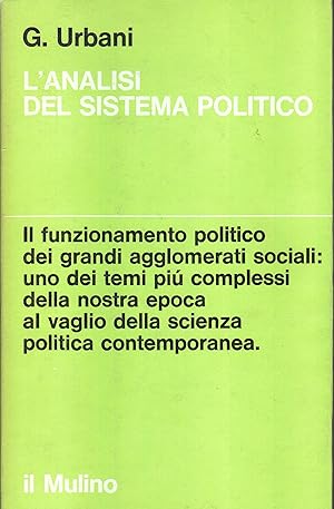 Bild des Verkufers fr L'analisi del sistema politico zum Verkauf von librisaggi
