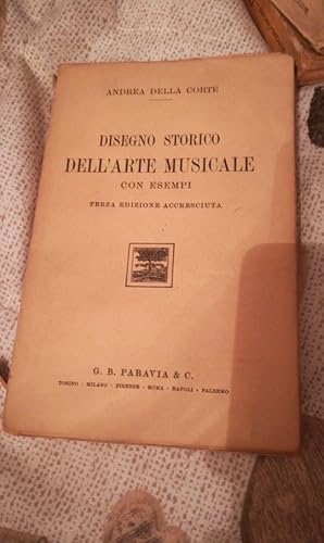 DISEGNO STORICO DELL'ARTE MUSICALI CON ESEMPI