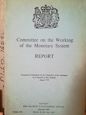 Committee on the Working of the Monetary System. Report.