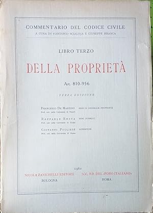 Imagen del vendedor de Libro Terzo. Della Propriet. Art. 810-956. Beni in generale - Propriet - Beni Pubblici - Superficie a la venta por librisaggi