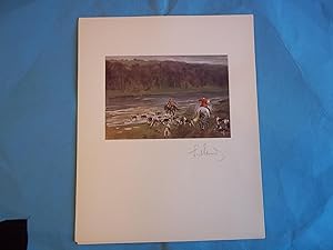 Eight Colour Hunting Scenes All Signed By Lionel Edwards,1. The Hursley "Snow on the Downs". 2. I...