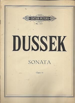 Seller image for Sonata, Opus 61 (Edition Peters No. 6010) for sale by Bookfeathers, LLC