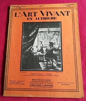 Imagen del vendedor de L'ART VIVANT EN Autriche 1 DECEMBRE 1929 a la venta por LE BOUQUINISTE