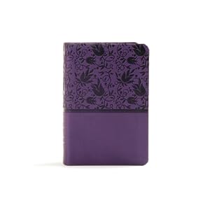 Imagen del vendedor de KJV Large Print Compact Reference Bible, Purple Leathertouch (Leather / Fine Binding) a la venta por BargainBookStores