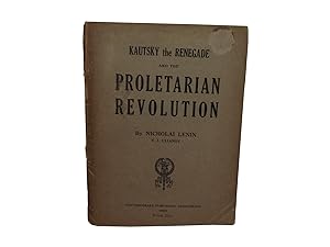 Imagen del vendedor de The Proletarian Revolution and Kautsky the Renegade a la venta por Zetetic Books