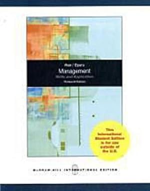 Imagen del vendedor de Management: Skills and Application a la venta por Rheinberg-Buch Andreas Meier eK