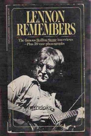 Lennon Remembers The Rolling Stone Interviews