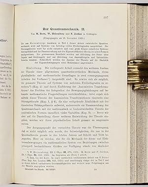 Seller image for Zur Quantenmechanik II. for sale by Milestones of Science Books