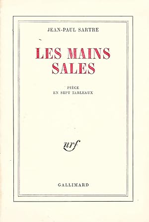 Immagine del venditore per Les mains sales pice en sept tableaux venduto da LES TEMPS MODERNES