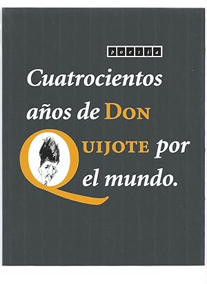 Immagine del venditore per Cuatrocientos aos de Don Quijote por el mundo. venduto da Librera El Crabo