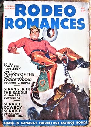 Rider of the Blue Horse. Short Story in Rodeo Romances Volume 11 Number 2, December 1948