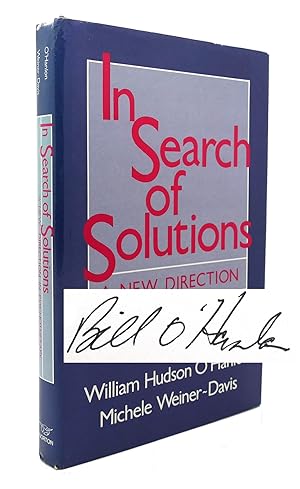 Immagine del venditore per IN SEARCH OF SOLUTIONS A New Directions in Psychotherapy venduto da Rare Book Cellar