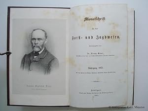 Imagen del vendedor de Monatschrift (Monatsschrift) fr das Forst- und Jagdwesen. Jahrgang 1871. a la venta por Antiquariat Hans-Jrgen Ketz