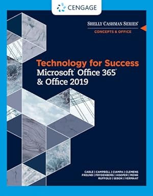 Bild des Verkufers fr Technology for Success Microsoft Office 365 & Office 2019 zum Verkauf von GreatBookPrices