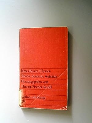 Imagen del vendedor de James Joyces Ulysses: Neuere deutsche Aufstze. a la venta por Antiquariat Bookfarm