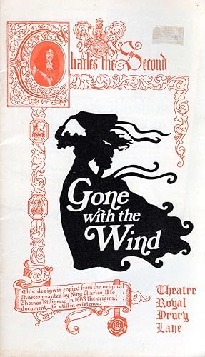 Seller image for Gone With the Wind programme from Theatre Royal Drury Lane May 3, 1972 for sale by The Sun Also Rises