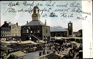 Ansichtskarte / Postkarte South Shields South Tyneside England, Market Place