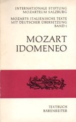 Idomeneo : KV 366 ; Dramma per musica in 3 Akten : Textbuch Italienisch.
