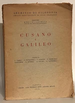 Cusano e Galileo.
