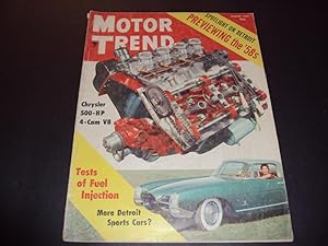 Motor Trend Aug 1957 Chrysler 500-Hp, Detroit's Sports Cars