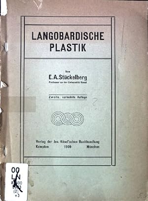 Bild des Verkufers fr Langobardische Plastik. zum Verkauf von books4less (Versandantiquariat Petra Gros GmbH & Co. KG)