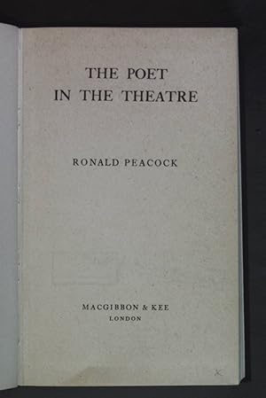 Imagen del vendedor de The Poet in the Theatre. a la venta por books4less (Versandantiquariat Petra Gros GmbH & Co. KG)