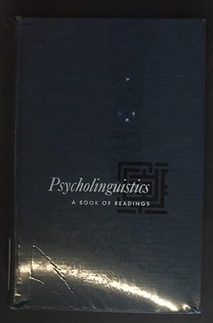 Seller image for Psycholinguistics - A Book of Readings. for sale by books4less (Versandantiquariat Petra Gros GmbH & Co. KG)