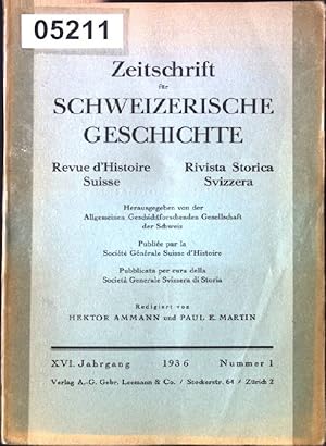 Seller image for Zrich und die geistliche Gerichtsbarkeit Zeitschrift fr Schweizerische Geschichte, 16.Jahrgang, Nummer 1 for sale by books4less (Versandantiquariat Petra Gros GmbH & Co. KG)