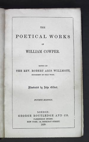 Seller image for The Poetical Works of William Cowper. for sale by books4less (Versandantiquariat Petra Gros GmbH & Co. KG)