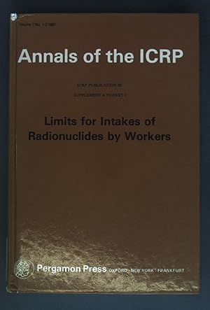 Bild des Verkufers fr Beryllium - in: Limits for Intake of Radionuclides by Workers: A Report of Committee 2 of the International Commission on Radiological Protection. Annals of the ICRP: Publication 30 - Supplement a to Part 3: Vol. 7 No. 1-3 zum Verkauf von books4less (Versandantiquariat Petra Gros GmbH & Co. KG)