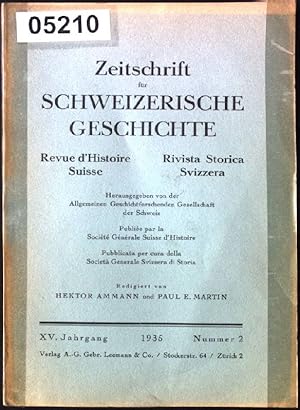 Immagine del venditore per Unsere Gemeindearchive mit besonderer Bercksichtigung des Kantons Zrich Zeitschrift fr Schweizerische Geschichte, 15.Jahrgang, Nummer 2 venduto da books4less (Versandantiquariat Petra Gros GmbH & Co. KG)