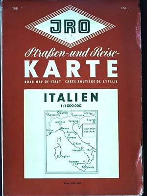 Straßen - und Reisekarte Italien./ Road Map of Italy. / Carte Routiere de L'Italie