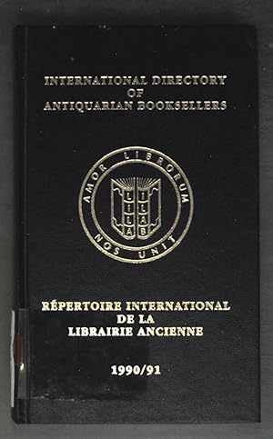 Seller image for International Directory of Antiquarian Booksellers. Rpertoire International de la Librairie Ancienne for sale by books4less (Versandantiquariat Petra Gros GmbH & Co. KG)
