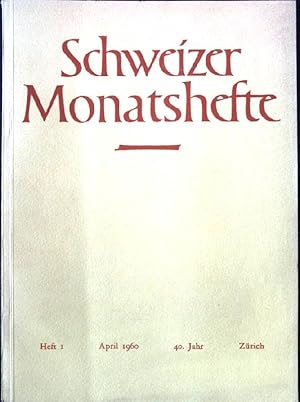 Seller image for Staatsgewalt und Universittsfreiheit in Basel 1460-1960: in- Schweizer Monatshefte, Heft 1 for sale by books4less (Versandantiquariat Petra Gros GmbH & Co. KG)