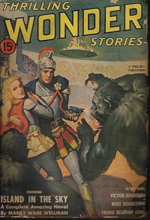 Seller image for THRILLING WONDER Stories: October, Oct. 1941 ("Island in the Sky") for sale by Books from the Crypt