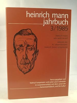 Seller image for Heinrich Mann Jahrbuch 2/ 1984. Neubuch for sale by ANTIQUARIAT Franke BRUDDENBOOKS