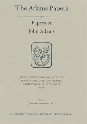 Seller image for Papers of John Adams : January-September 1781 for sale by GreatBookPrices