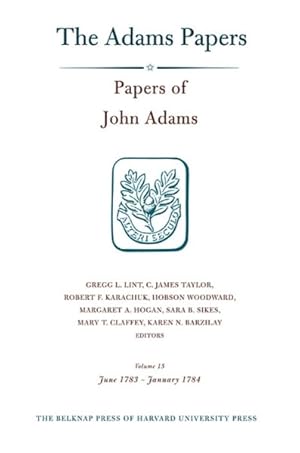 Imagen del vendedor de Papers of John Adams : June 1783 - January 1784 a la venta por GreatBookPrices