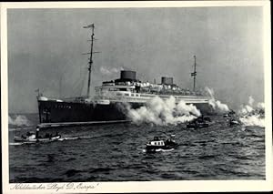 Ansichtskarte / Postkarte Dampfschiff Europa, Norddeutscher Lloyd