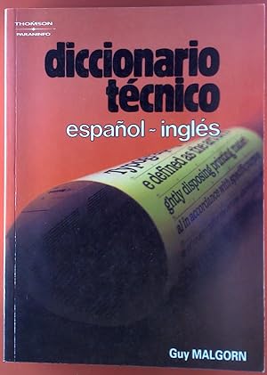 Seller image for Diccionario tecnico espanol - ingles for sale by biblion2