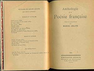 Anthologie de la Poésie française Choix et commentaires