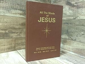 Imagen del vendedor de All The Words of Jesus a la venta por Archives Books inc.