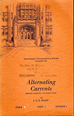 Immagine del venditore per Alternating Currents: Edition 1, Part I: 2704A venduto da Dorley House Books, Inc.