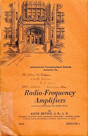 Image du vendeur pour Audio-Frequency Amplifiers: Edition 1, 2479 mis en vente par Dorley House Books, Inc.