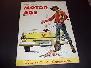 Bild des Verkufers fr Chilton's Motor Age Aug 1957 Servicing Car Air Conditioners zum Verkauf von Joseph M Zunno