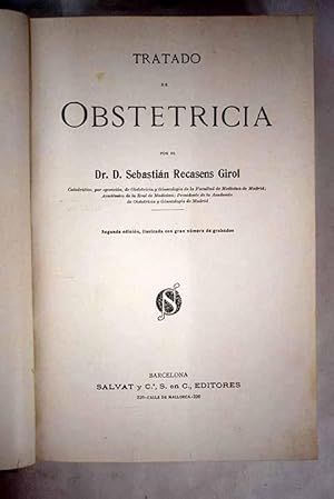 Seller image for Tratado de Obstetricia for sale by Alcan Libros