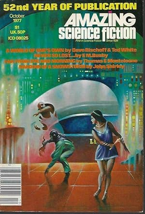 Image du vendeur pour AMAZING Science Fiction: October, Oct. 1977 mis en vente par Books from the Crypt