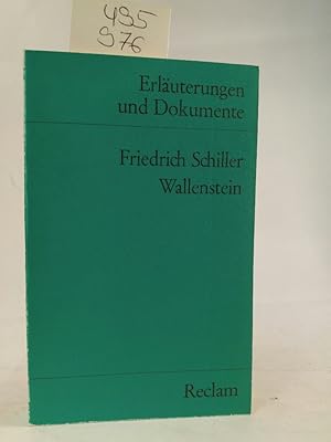 Bild des Verkufers fr Wallenstein zum Verkauf von ANTIQUARIAT Franke BRUDDENBOOKS